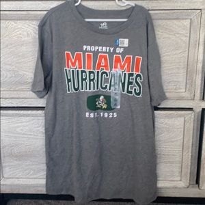 Brand New Miami Hurricane T-Shirt